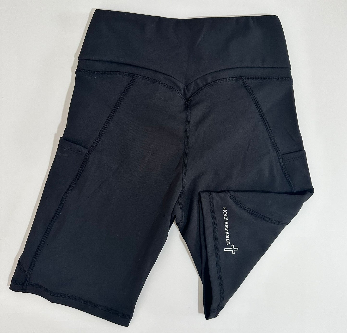 Women's Black Biker Shorts