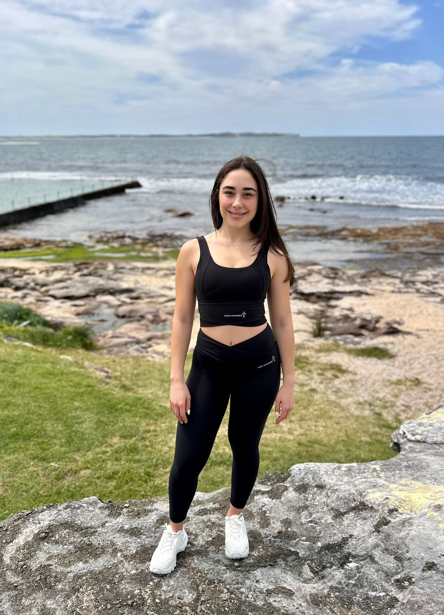 Women's Black Crop Top