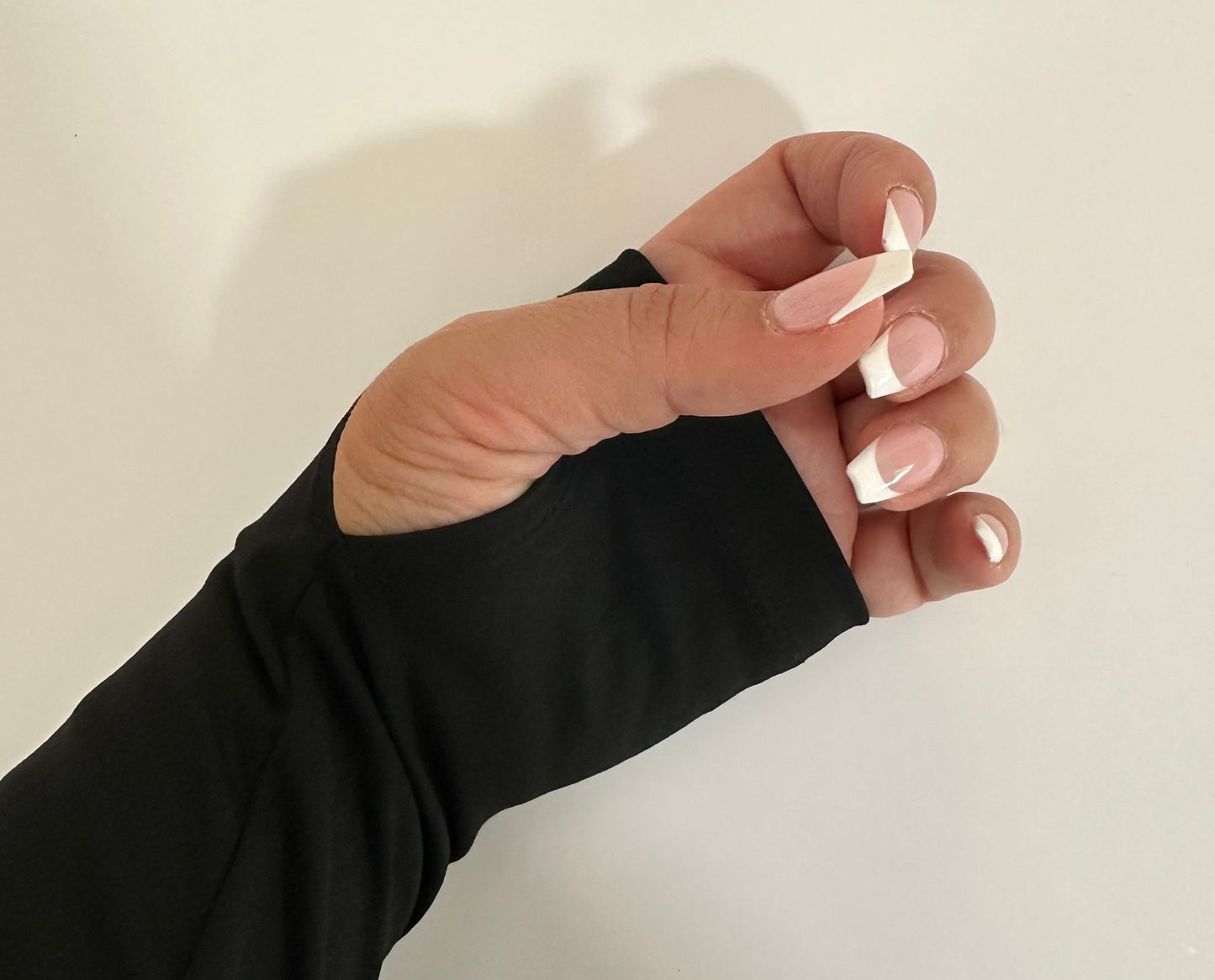 Women's Black Long Sleeve Crop