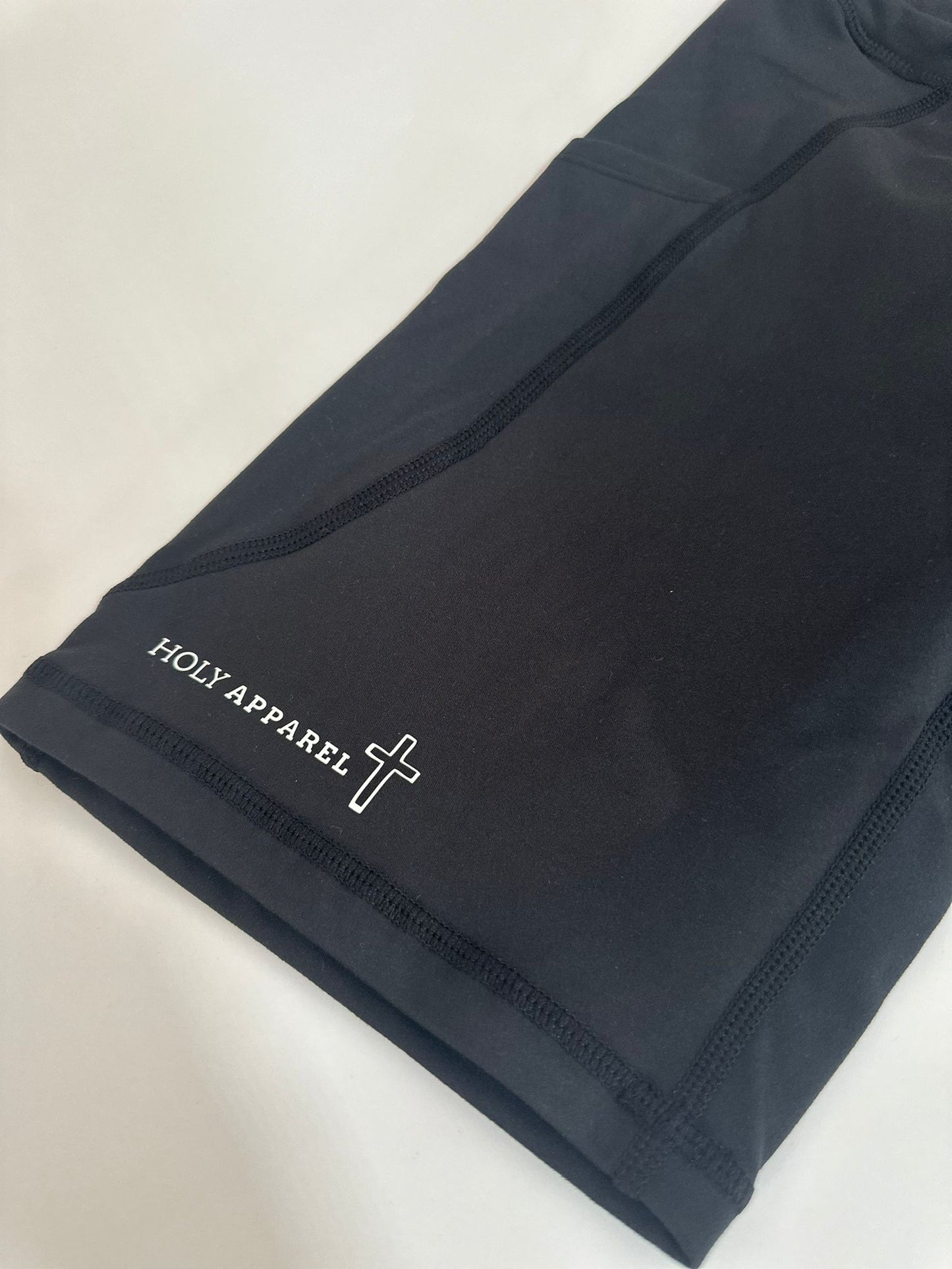 Women's Black Biker Shorts
