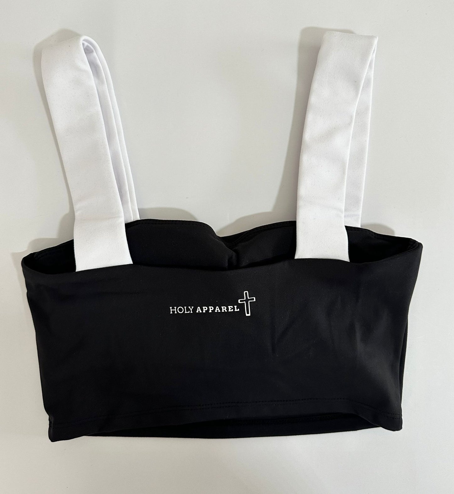 Womens's Black & White Crop Top