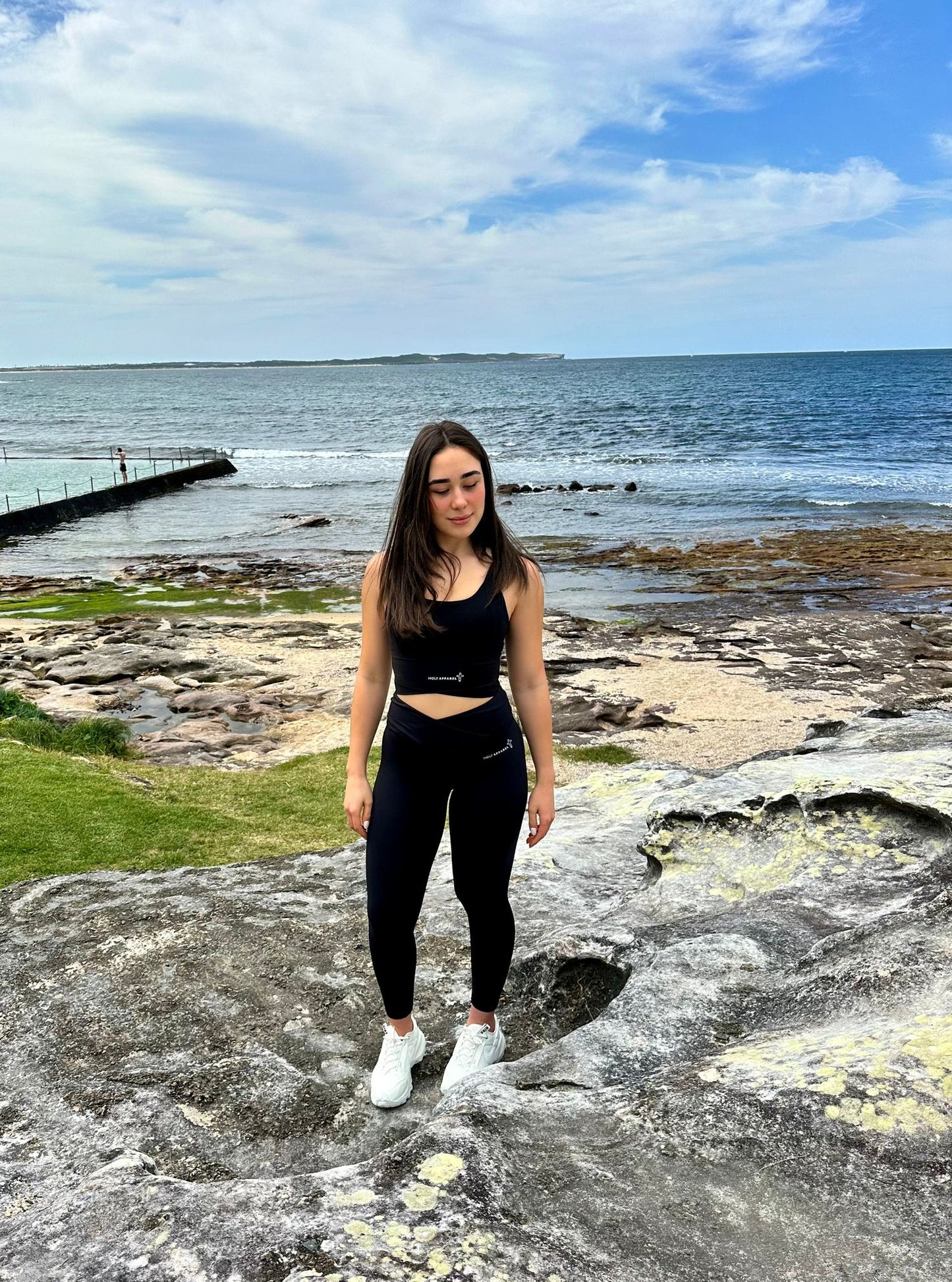 Women's Black Crop Top