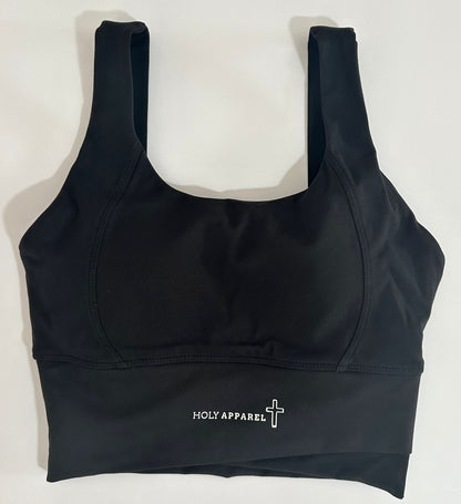 Women's Black Crop Top